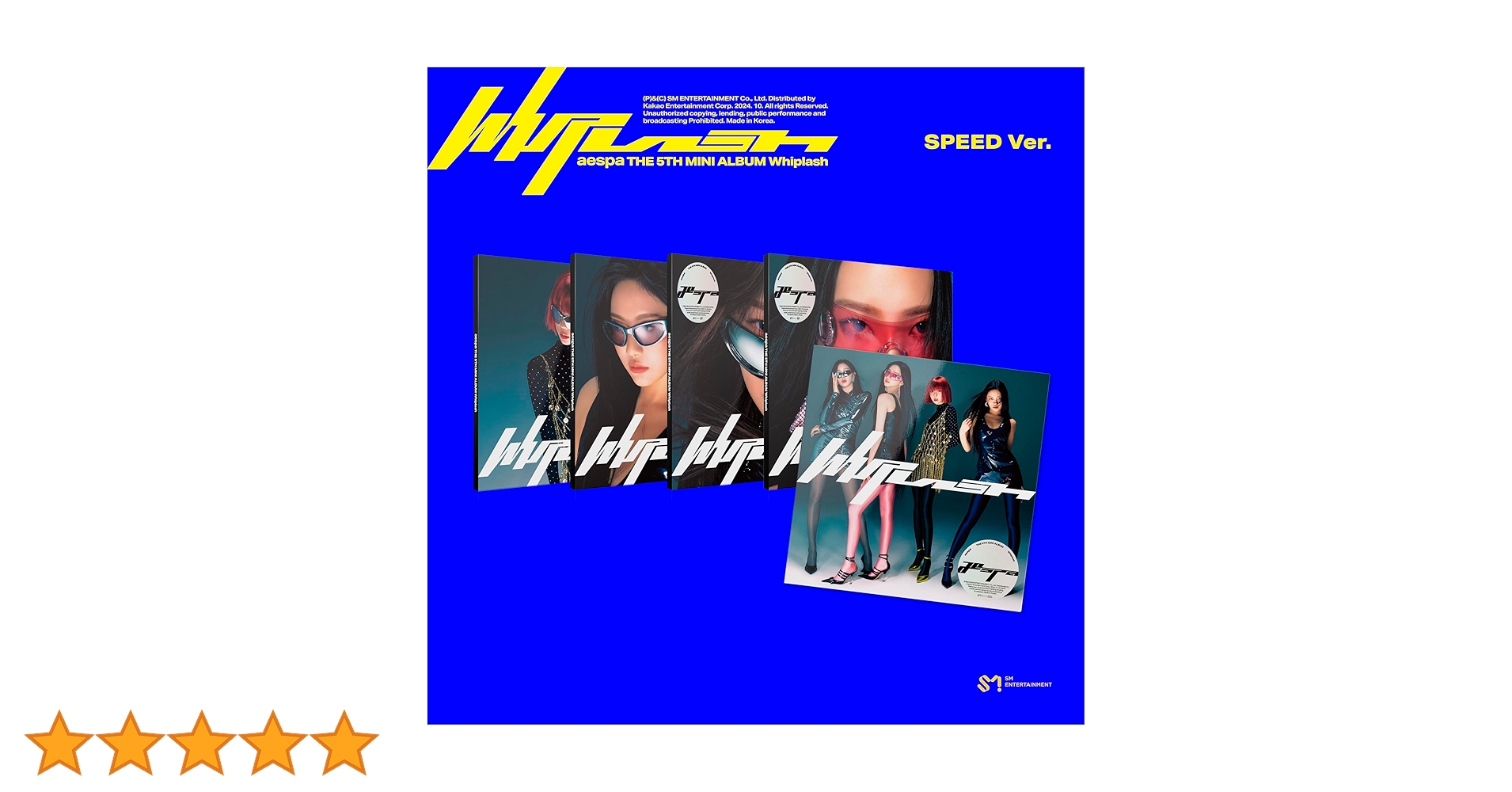 Amazon.co.jp: aespa 5th Mini [Whiplash (SPEED Ver.)]（韓国盤